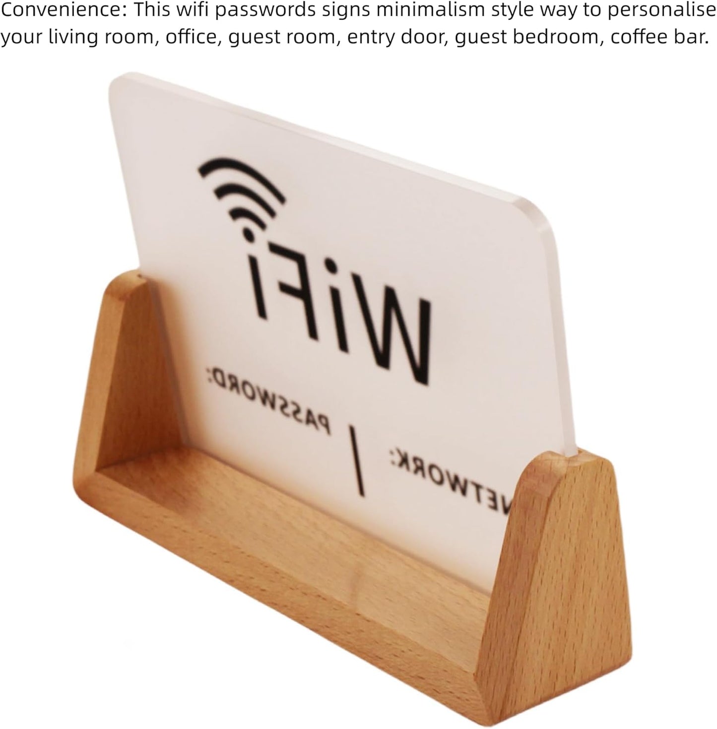 "Wi-Fi Password: The Secret Unveiled - Stylishly Telling Guests to 'Access Denied' Since Forever!"