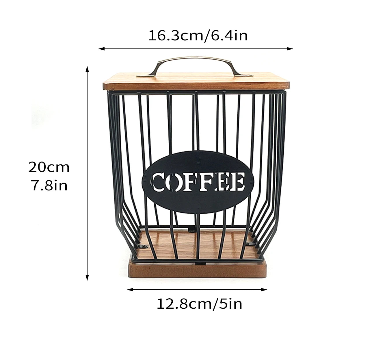 Coffee Capsule Basket Coffee Capsule Holder Coffee Filter Storage Container Basket Coffee Filter Holder with Lid