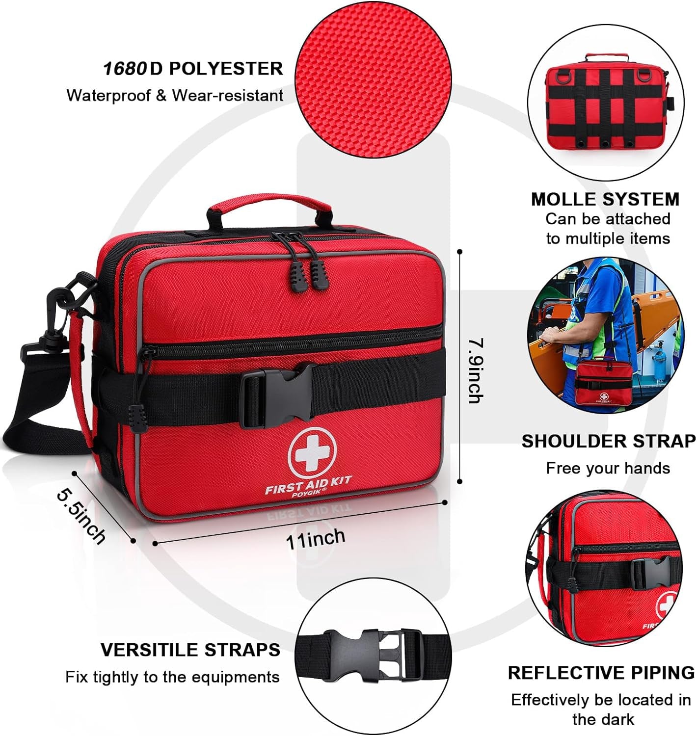 Ultimate 420-Piece Comprehensive First Aid Kit for Home, Travel, Sports, and Outdoor Adventures - Essential Emergency Medical Supplies for Every Situation