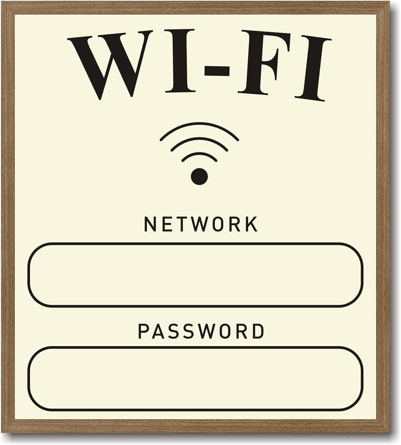 2 Pack Wifi Magnets - Dry Erase Signs for Airbnb Hosts, Perfect for your Airbnb guests, 4.5x5 Inch Design