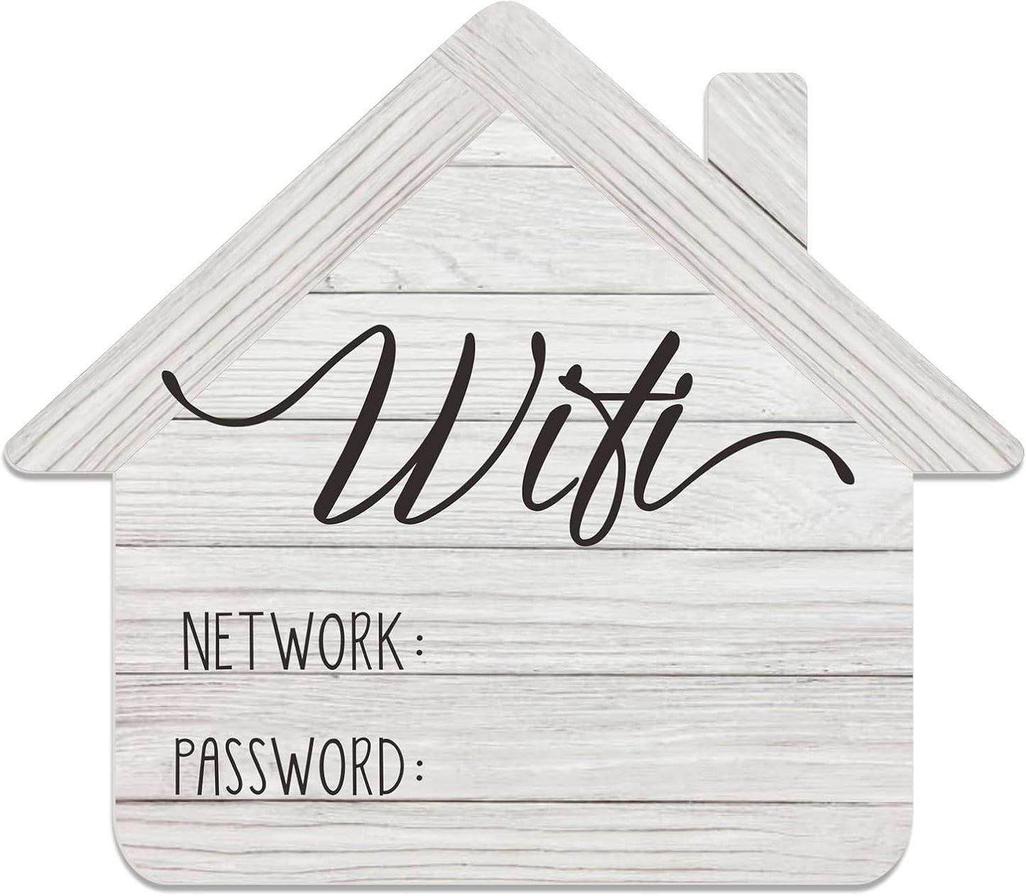 Chic Rustic Magnet Wifi Password Sign - Perfect for Home & Airbnb Guests!