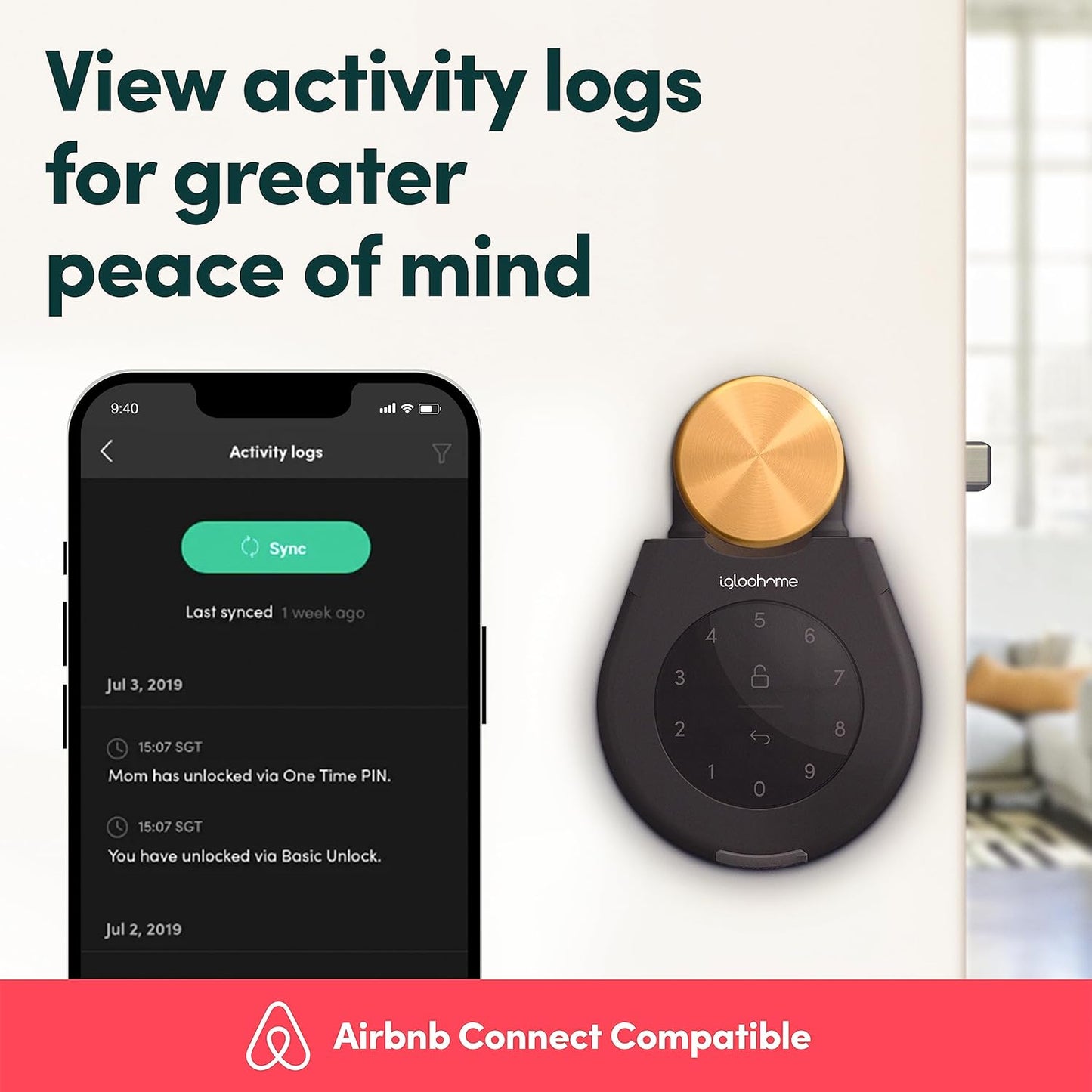 Keybox 3 Smart Lock Box - Secure Key Storage with Airbnb Sync & Remote Bluetooth Access (iOS/Android)